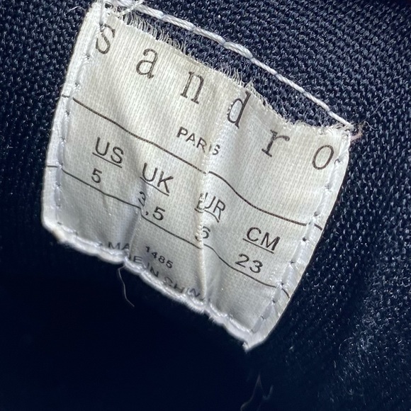 SANDRO Paris Flame H-17 trainers low top sneakers running shoes Size 5 - Picture 6 of 6